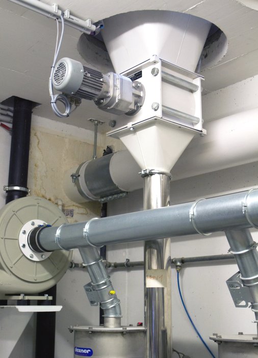 Drive systems provide conveying power in grain mill